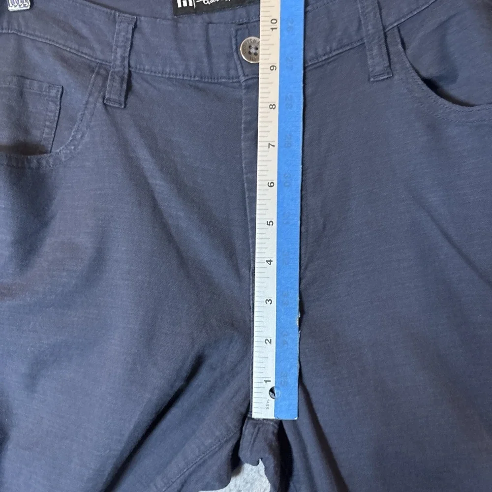 Travis Mathew Pants Mens 34x31 Blue Performance 5-Pocket Golf Stretch